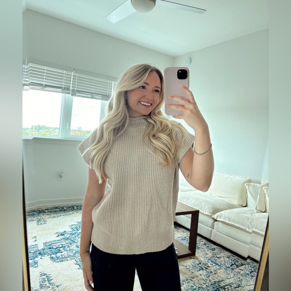 Turtle Neck Sweater Vest